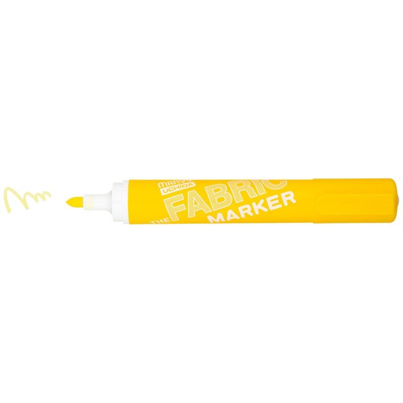 Marvy Uchida Uchida 622-C-5 Marvy Broad Point Fabric Marker, Yellow - Image 2